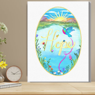 Hummingbird, Hope, Painting, Art, Wall Art