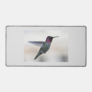 Hummingbird In Flight Desk Mat