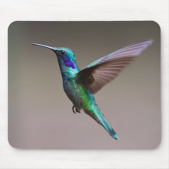 Hummingbird in Flight Mouse Mat (Front)