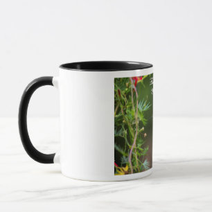 Hummingbird in Flight Psalm 118:24 Bible Verse Mug