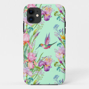 Hummingbird In The Garden iPhone 11 Case