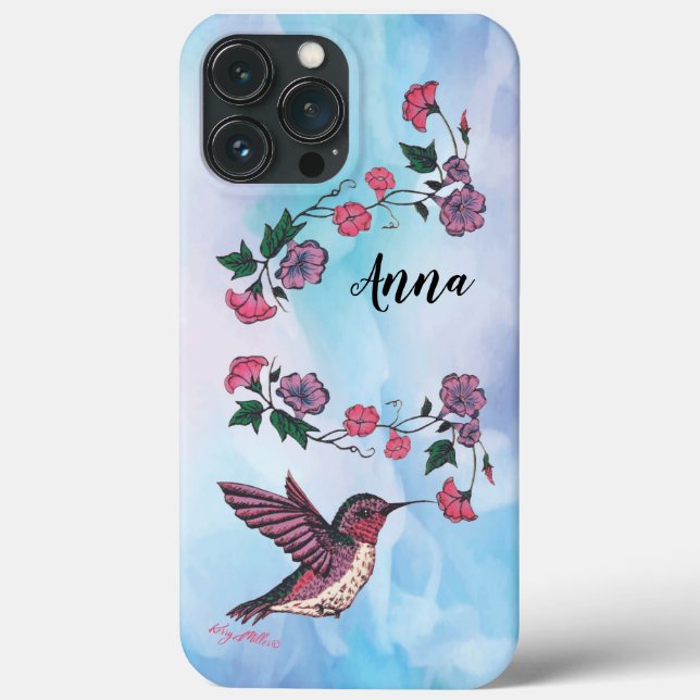 Hummingbird iPhone Case (Back)