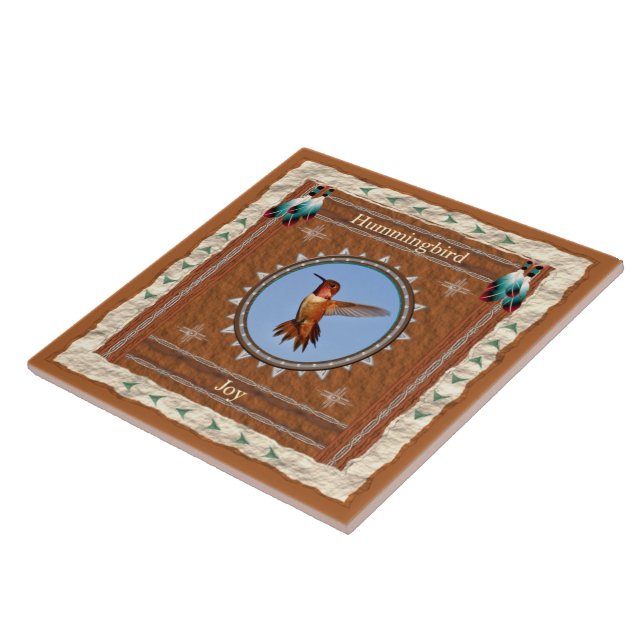 Hummingbird Joy Energy Tile (Side)
