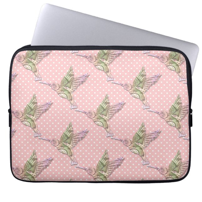 Hummingbird Joy Laptop Case  (Front)