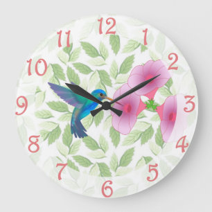 Hummingbird   large clock