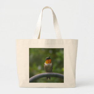 Hummingbird Large Tote Bag