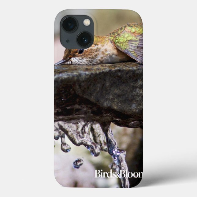 Hummingbird  Laying in Water Case-Mate iPhone Case (Back)