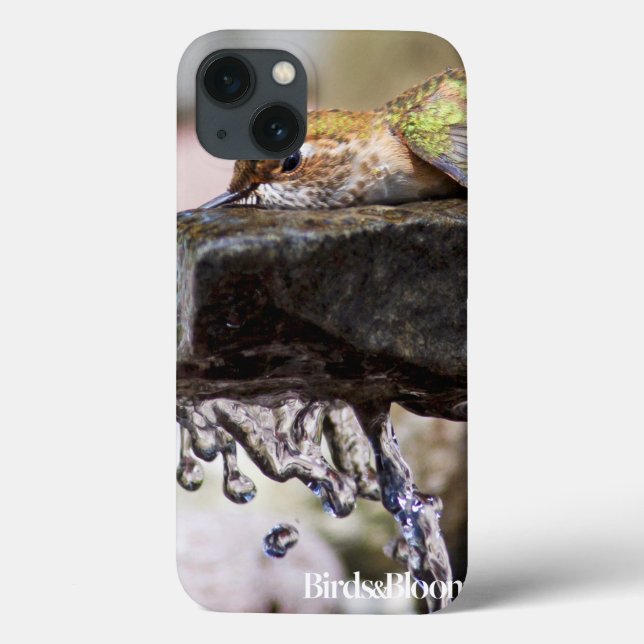 Hummingbird  Laying in Water Case-Mate iPhone Case (Back)
