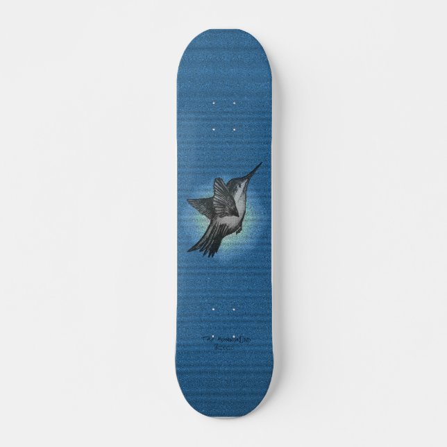 Hummingbird - logo deck copybhu skateboard (Front)
