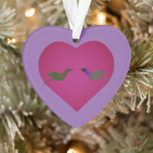 Hummingbird Love Ornament