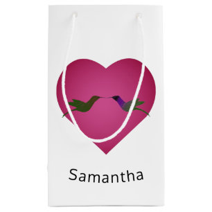 Hummingbird Love Small Gift Bag