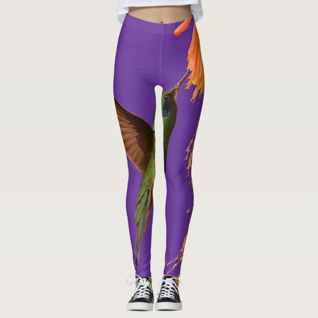 Hummingbird lover leggings (Front)