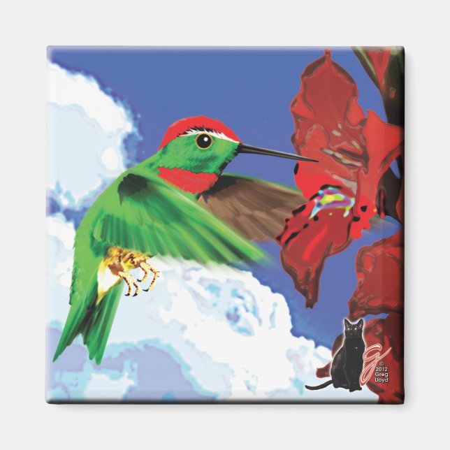 Hummingbird Magnet (Front)