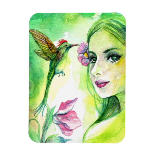 Hummingbird Magnet (Vertical)