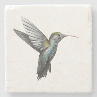 Hummingbird Marble Coaster