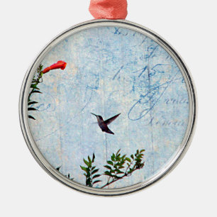 Hummingbird Metal Tree Decoration