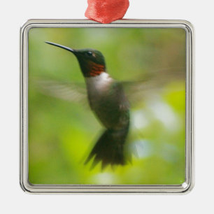 Hummingbird Metal Tree Decoration