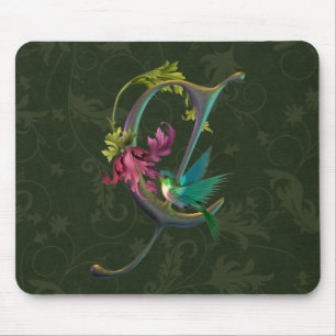 Hummingbird Monogram C Mouse Mat