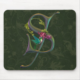 Hummingbird Monogram S Mouse Mat