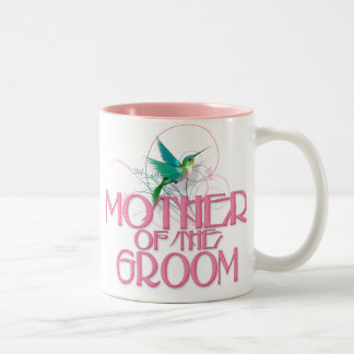 Hummingbird Mother of the Groom Two-Tone Coffee Mug