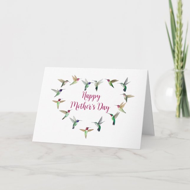 Hummingbird Mother's Day Card (Front)