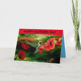 Hummingbird Mothers day card
