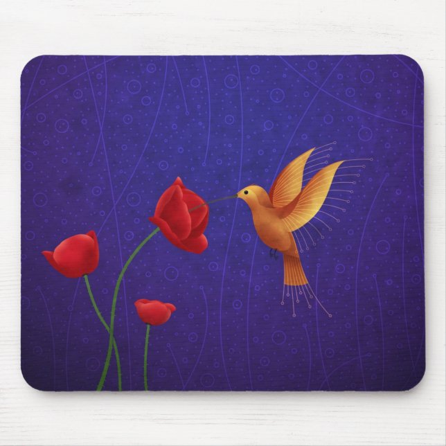Hummingbird Mouse Mat (Front)