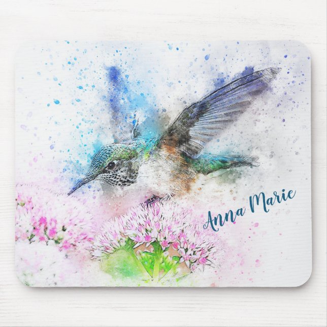 Hummingbird Mouse Mat (Front)