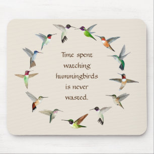 Hummingbird mouse mat