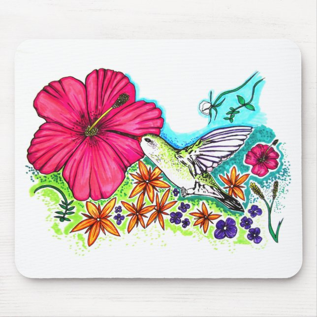 Hummingbird Mouse Mat (Front)