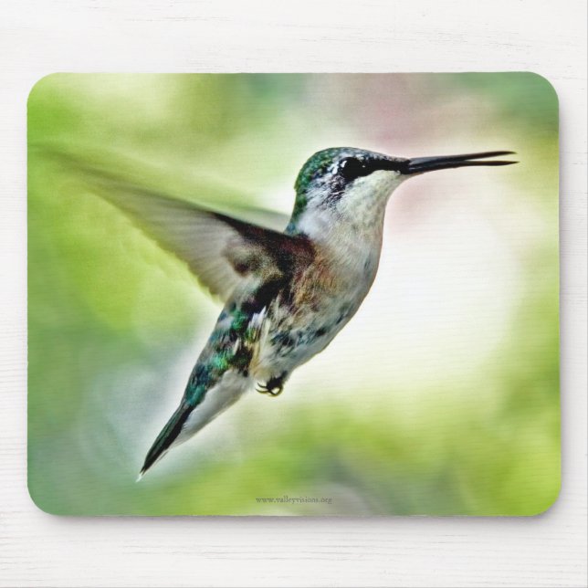 Hummingbird Mouse Pad (Front)