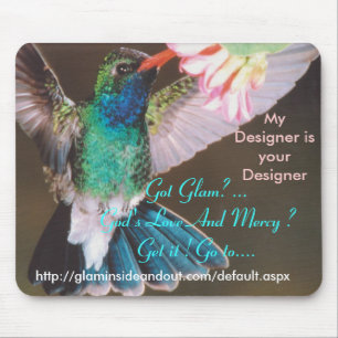 Hummingbird mousepad