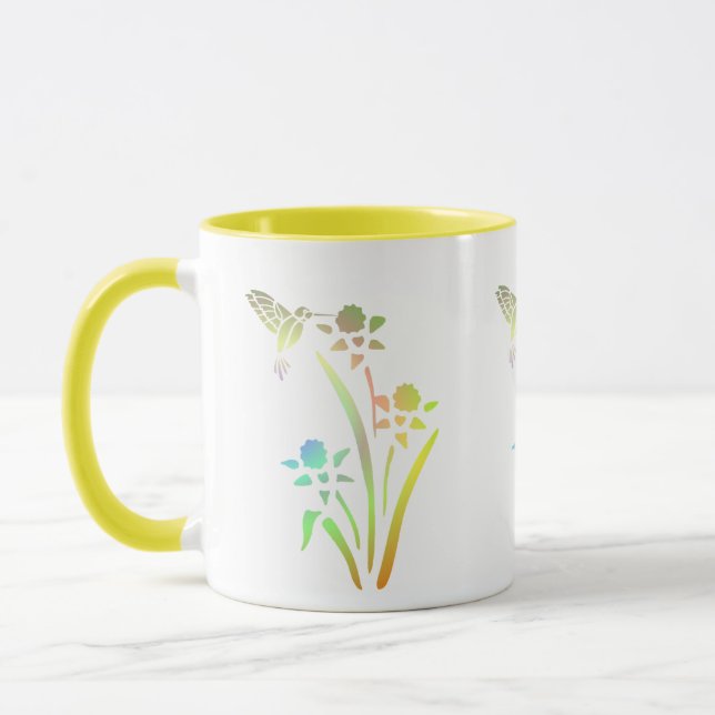 Hummingbird Mug (Left)