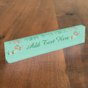 Hummingbird Nameplate