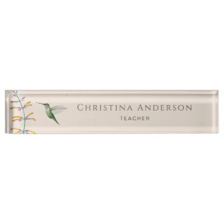 Hummingbird   nameplate