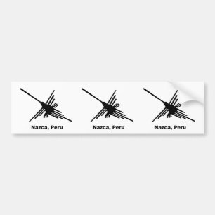 Hummingbird Nazca, Peru Bumper Sticker