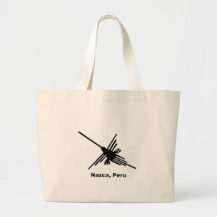 Hummingbird Nazca, Peru Large Tote Bag