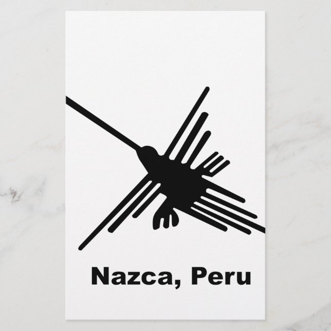 Hummingbird Nazca, Peru Stationery (Front)