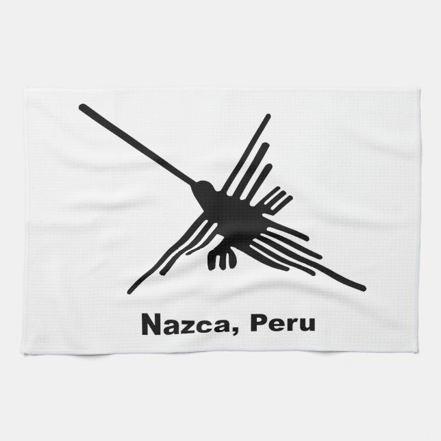 Hummingbird Nazca, Peru Tea Towel (Horizontal)
