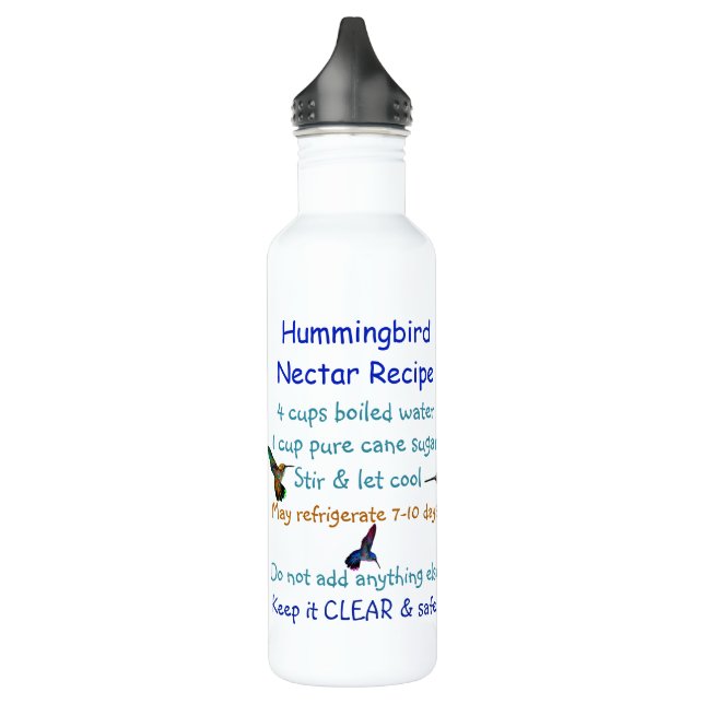Hummingbird Nectar Bottle (Left)
