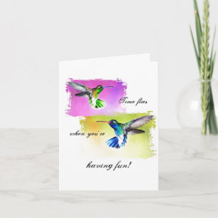 Hummingbird Note Card