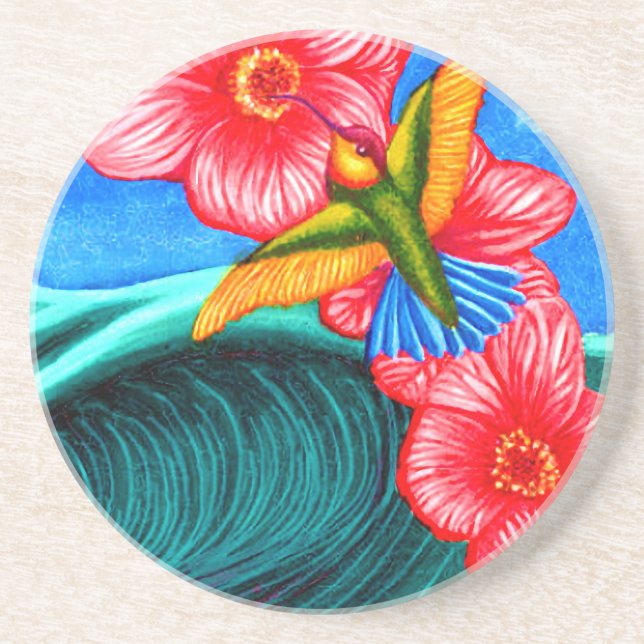 Hummingbird Ocean Coaster (Front)