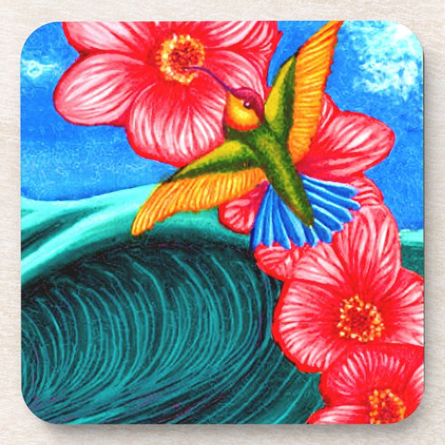 Hummingbird Ocean Coaster (Front)
