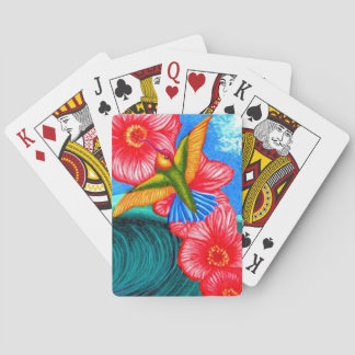 Hummingbird Ocean Playing Cards