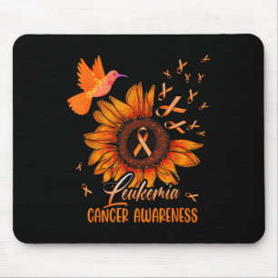 Hummingbird Orange Sunflower Leukaemia Blood Cance Mouse Mat
