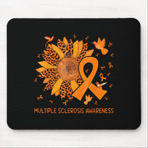 Hummingbird Orange Sunflower Multiple Sclerosis Aw Mouse Mat
