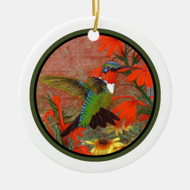 Hummingbird Ornament - Personalise It! (Front)