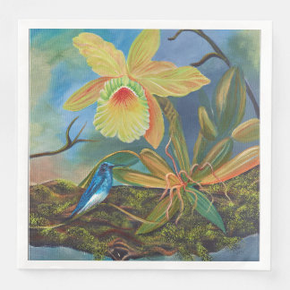 Hummingbird Paper Napkin Dinner