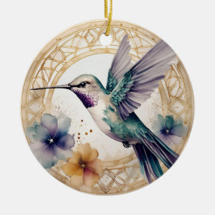 Hummingbird Personalised Christmas Ornament