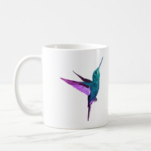 Hummingbird Personalized Coffee Mug (Left)